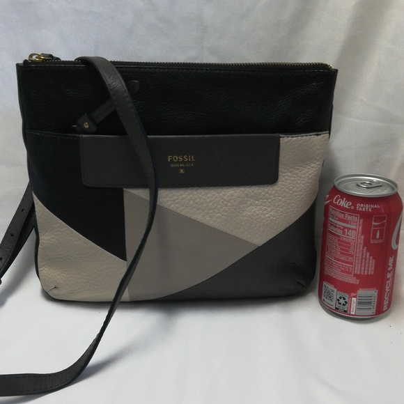 Fossil leather crossbody purse - Picture 3 of 11